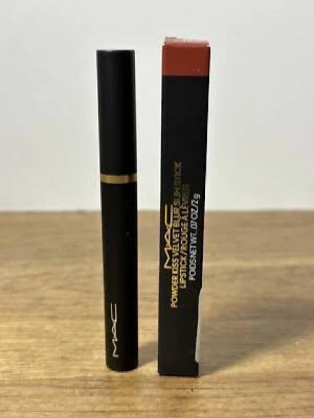 MAC • Powder Kiss Velvet Blur Slim Matte Lipstick • 876 Nice Spice • New in Box